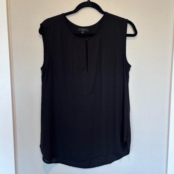 J. Crew Black Sleeveless Blouse - Picture 1 of 4
